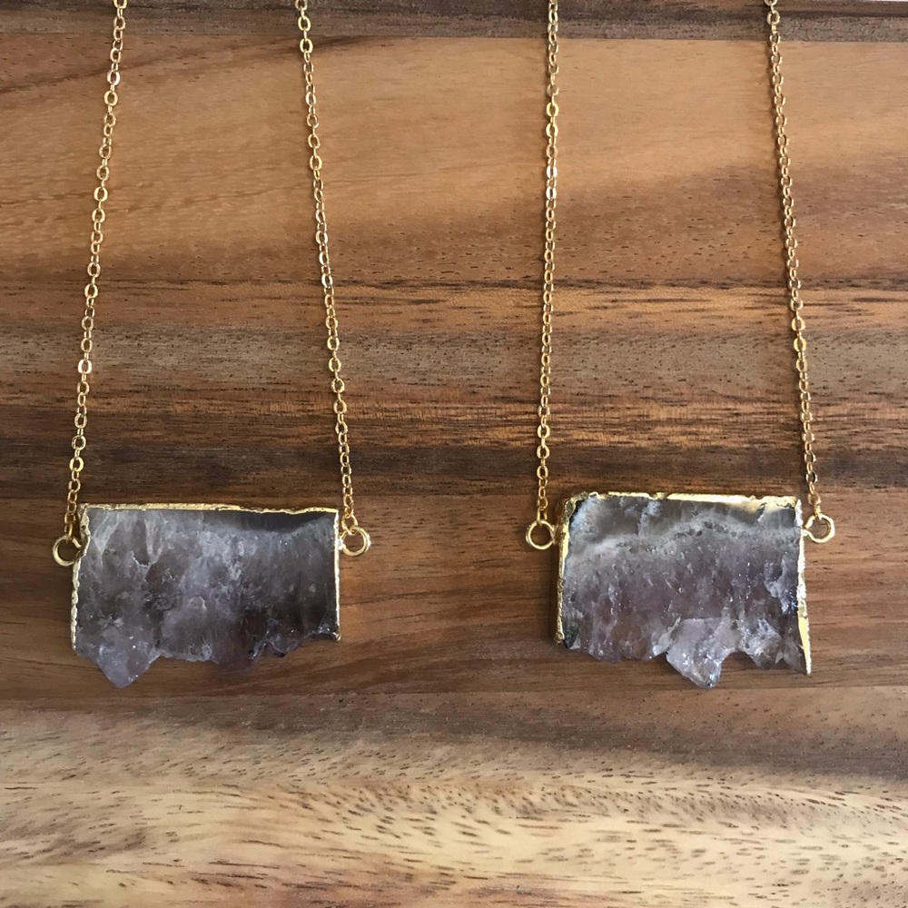 Last 1! 🌟Raw Amethyst Necklace - Picture 6 of 6